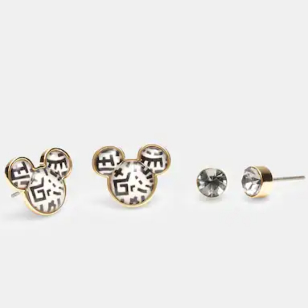 COACH MICKEY MOUSE EARRING SET - Picture 3 of 9